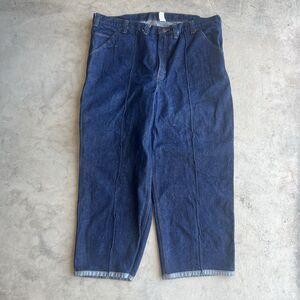 VTG Ben Davis Jeans Men's 44 Baggy Loose Skater Gorilla Cut y2k 90s Front Seam